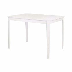 Biely jedálenský stôl Støraa Trento, 76 × 110 cm