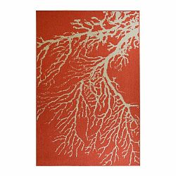 Červený vonkajší koberec Floorita Coral, 160 x 230 cm