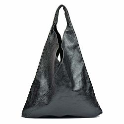 Čierna kožená kabelka Isabella Rhea Arya