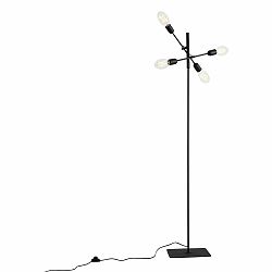 Čierna stojacia lampa na 4 žiarovky Custom Form Twigo