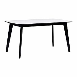 Čierno-biely jedálenský stôl Rowico Griffin, dĺžka 150 cm