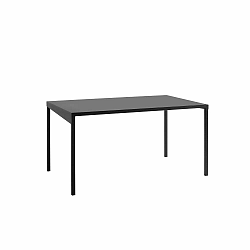 Čierny kovový jedálenský stôl Custom Form Obroos, 140 x 80 cm