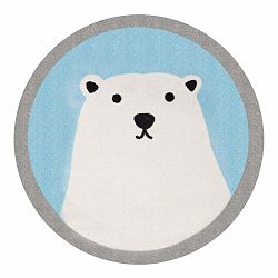 Detský koberec Zala Living Lední Polar Bear, ⌀ 100 cm