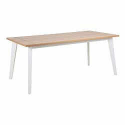 Hnedo-biely jedálenský stôl Actona Derry, 180 × 90 cm