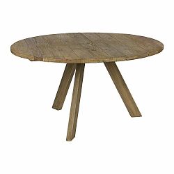 Jedálenský stôl z brestového dreva De Eekhoorn Tondo, Ø 140 cm