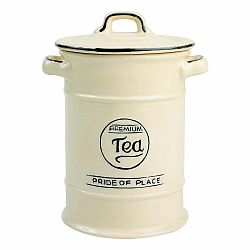 Krémovobiela keramická dóza na čaj T&G Woodware Pride of Place