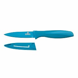 Modrý nôž s krytom Premier Housowares Zing, 8,9 cm
