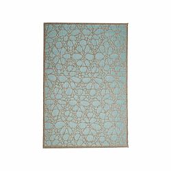 Modrý vonkajší koberec Floorita Fiore, 160 x 230 cm