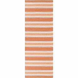 Oranžový behúň vhodný do exteriéru Narma Runo, 70 × 150 cm