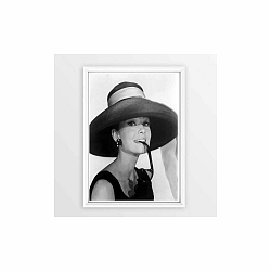 Plagát v ráme Piacenza Art Audry Hat, 30 × 20 cm