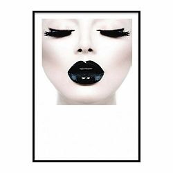 Plagát v ráme Piacenza Art Black Lady Head, 30 × 20 cm
