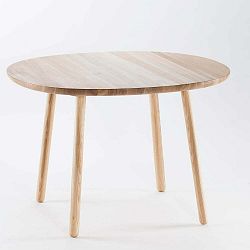 Prírodný jedálenský stôl z masívu EMKO Naïve, 110 cm