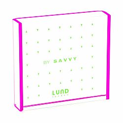 Rámik na fotografie s ružovými hranami Lund London Flash Tidy, 8,3 x 7,7 cm