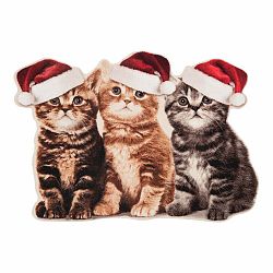 Rohožka Zala Living Christmas Cats Contour, 45 × 64 cm