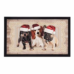 Rohožka Zala Living Christmas Dogs II, 45 × 75 cm