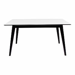 Rozkladací jedálenský stôl s čiernymi nohami House Nordic Copenhagen, 150 cm