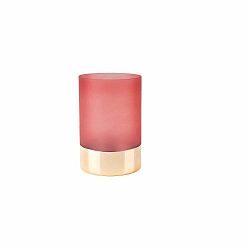 Ružovo-zlatá váza PT LIVING Glamour, výška 15 cm