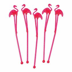 Sada 12 koktailových miešatiek Rex London Flamingo