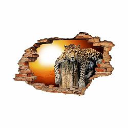 Samolepka Ambiance Landscape Leopard, 60 × 90 cm