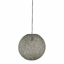 Sivé stropné svietidlo LABEL51 Twist, ⌀ 30 cm