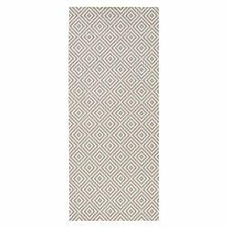 Sivý koberec vhodný aj do exteriéru Bougari Karo, 80 × 150 cm