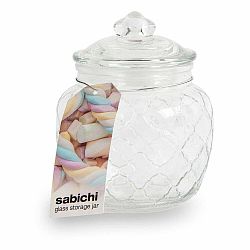 Sklenená dóza s viečkom na sladkosti Sabichi, 600 ml