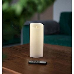 Svetelná sviečka s diaľkovým ovládačom DecoKing Subtle, výška 15 cm