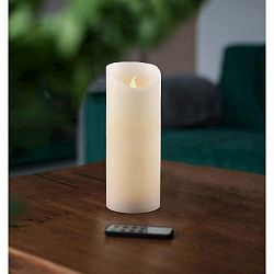 Svetelná sviečka s diaľkovým ovládačom DecoKing Subtle, výška 20 cm
