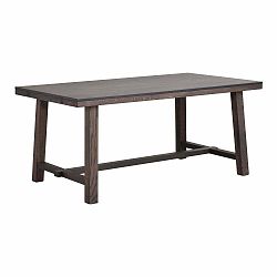Tmavohnedý dubový jedálenský stôl Rowico Brooklyn, dĺžka 170 cm