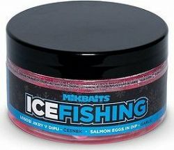 Mikbaits Lososie ikry v dipe Ice Fishing Range Cesnak 100 ml